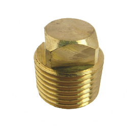 Cupro Nickel 90/10 Threaded Hex Plug